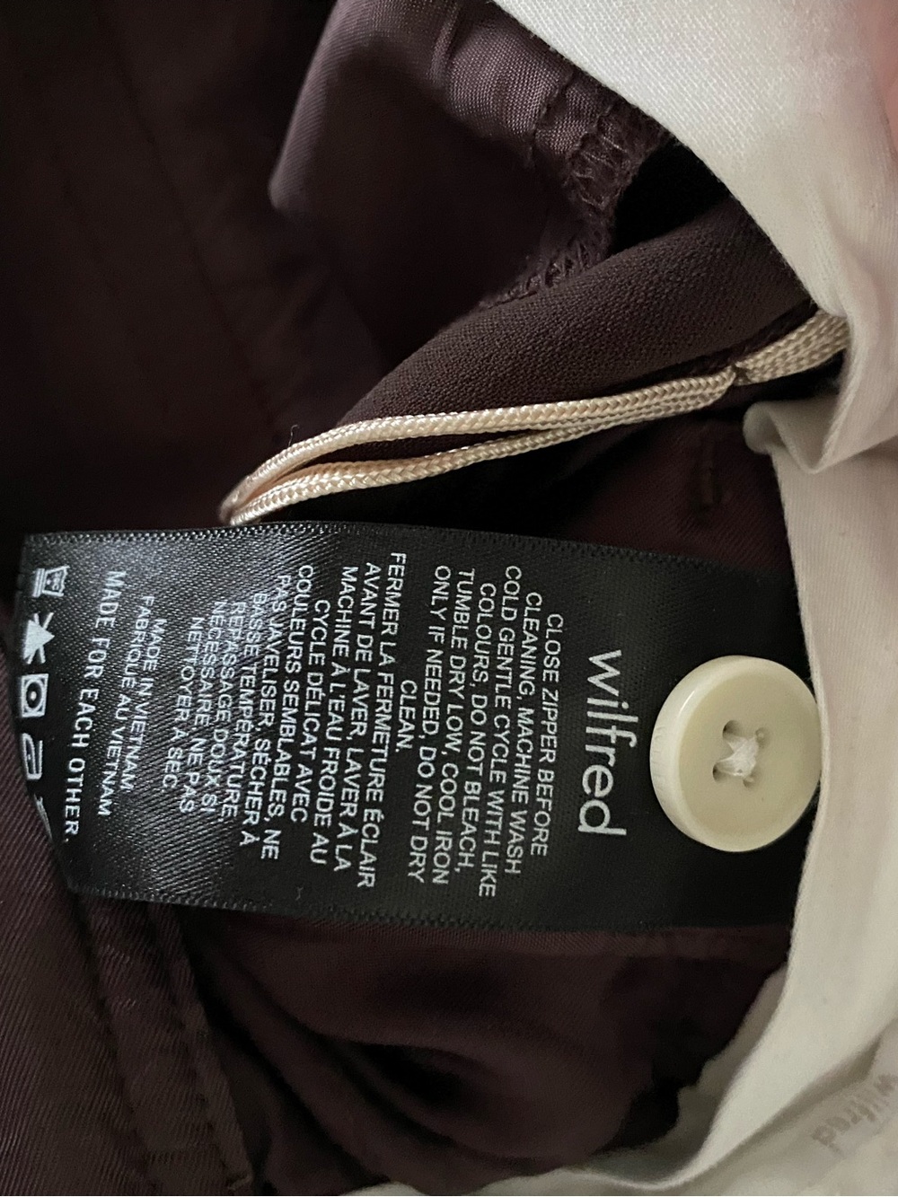 Wilfred Dark Brown High-Rise Pleated Trousers - Picture 5 of 5